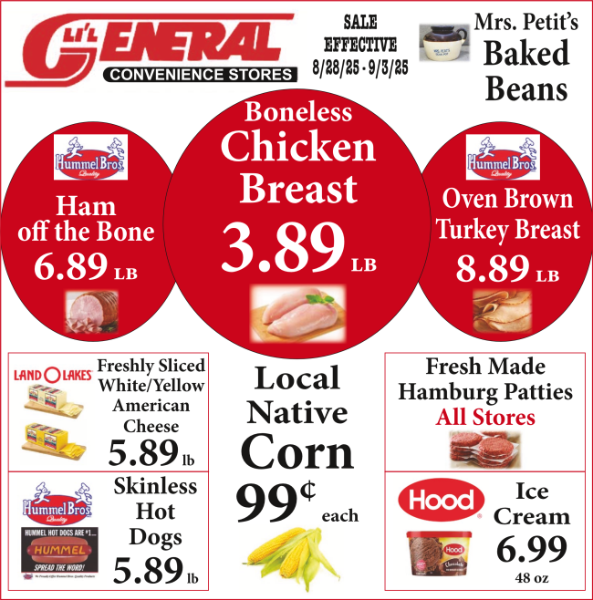 Lil General Weekly Specials